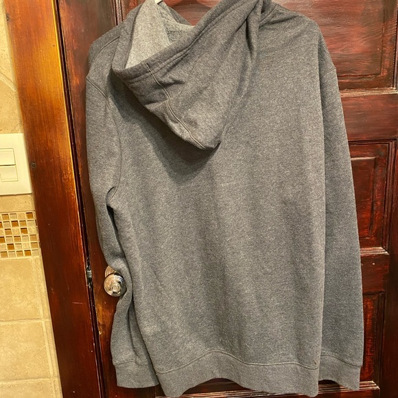 Tek Gear Ultrasoft Fleece Hoodie Grey Charcoal Large - Picture 2 of 3